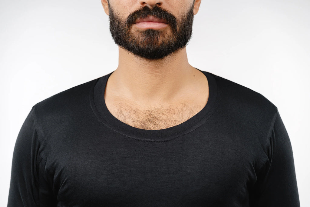 Black Round Neck Hydro Shield