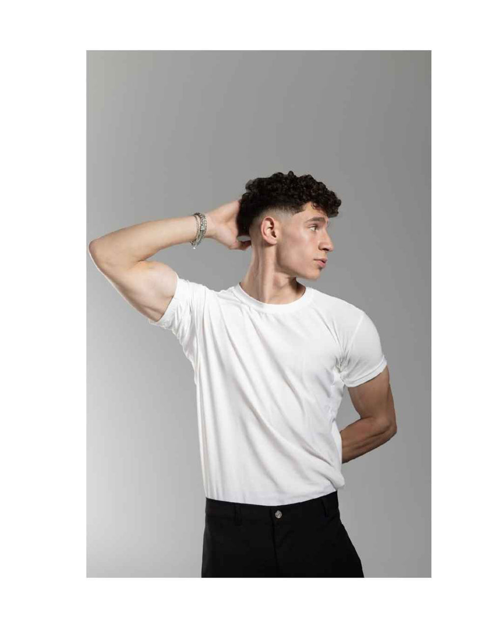 White Round Vesta Shirt