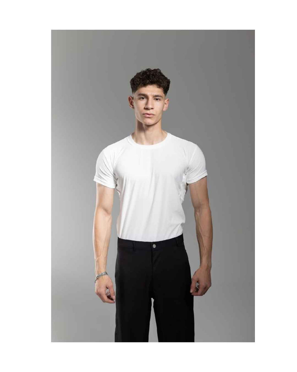 White Round Vesta Shirt