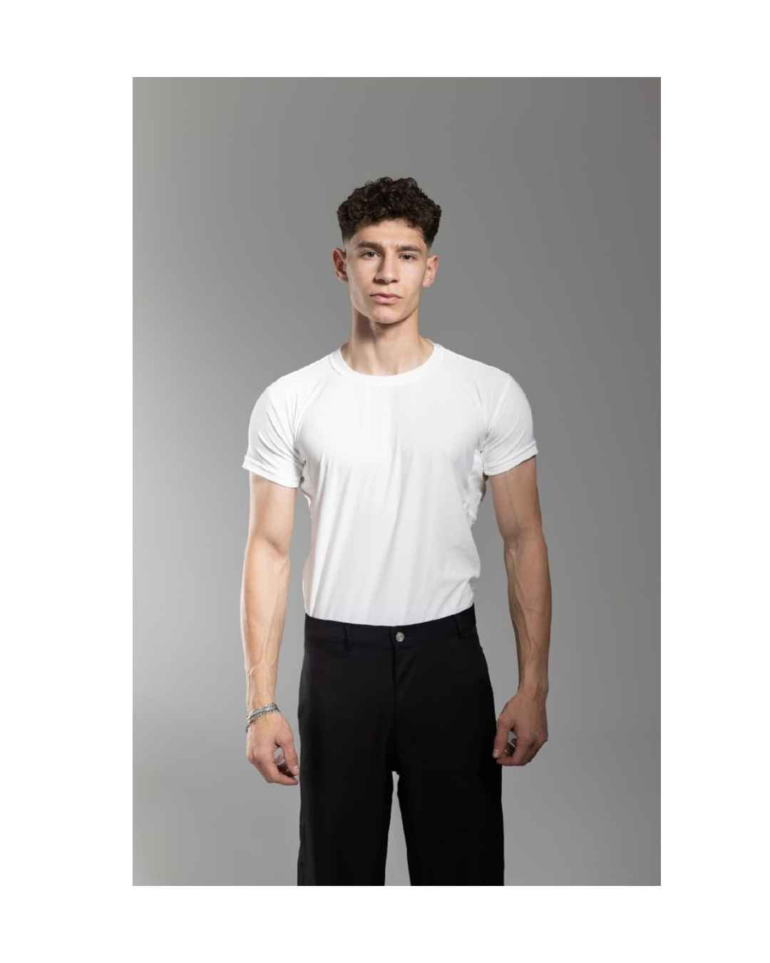 White Round Vesta Shirt